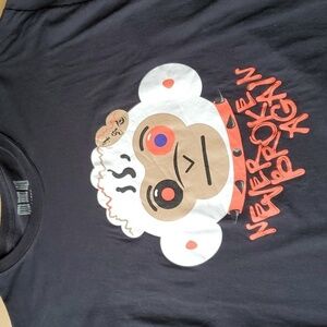 Never Broke Again Black SS tee shirt size Large 100 % cotton
